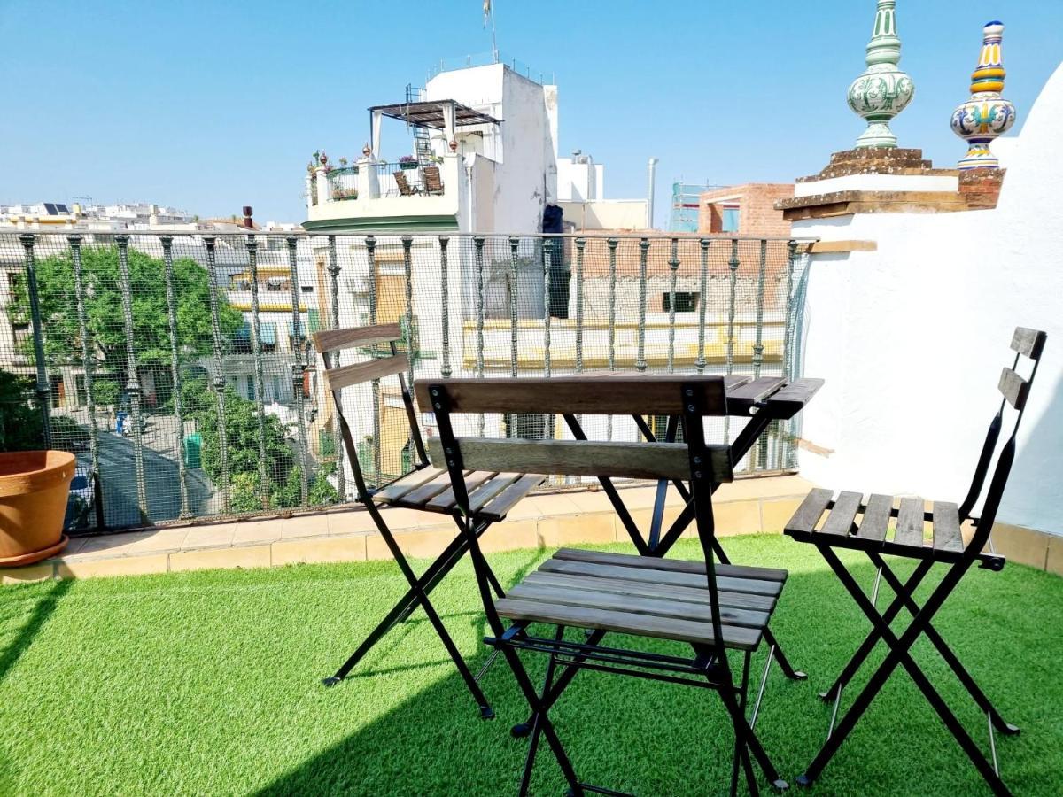 Increible Atico Con Vistas Apartment Sevilla Bagian luar foto
